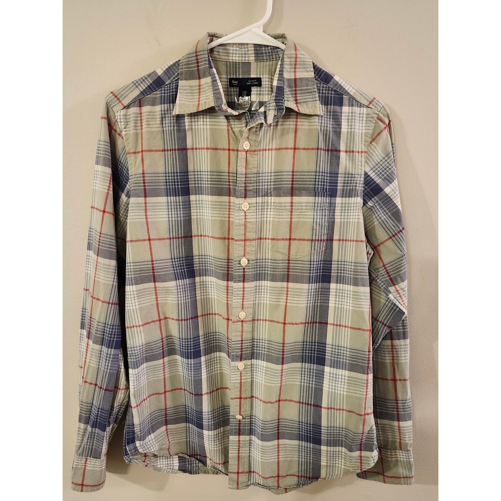 Old Navy Men's Plaid Button‎ Down Shirt - Size XS